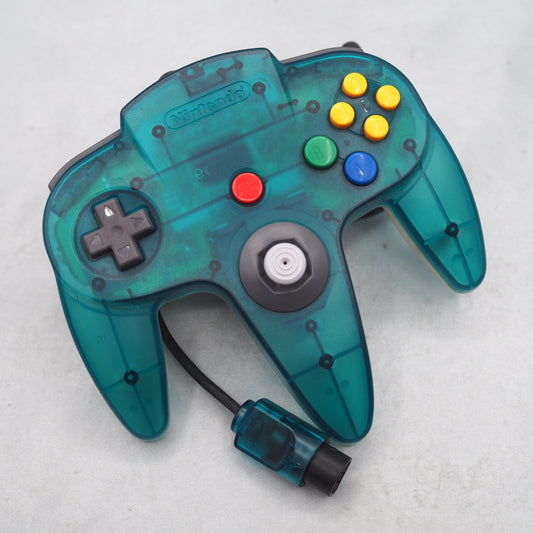 Nintendo 64 Controller only NUS-005 Clear Blue