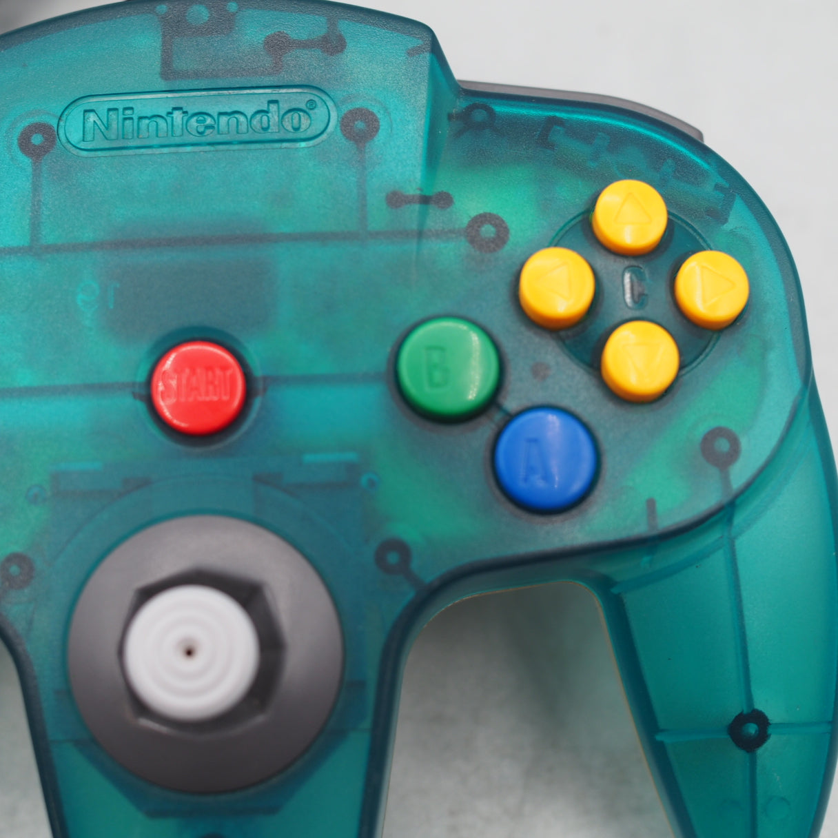 Nintendo 64 Controller only NUS-005 Clear Blue