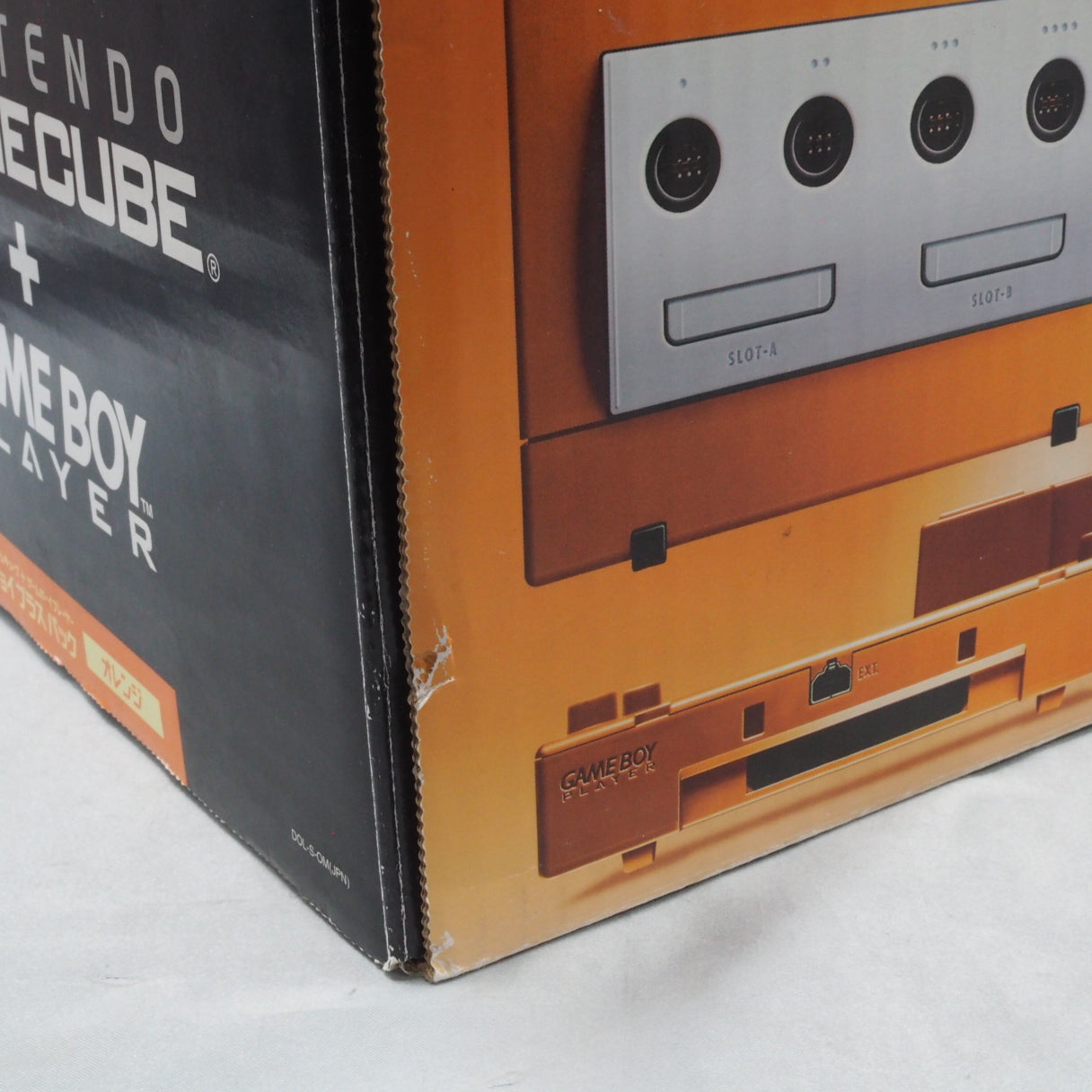 Nintendo GameCube Console System Orange + Game Boy Player Enjoy Plus Pack  [NTSC-J] [NTSC-U/C] [Modified]