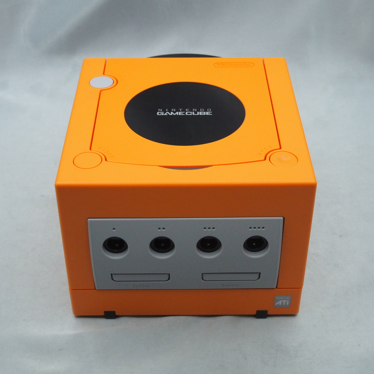 Nintendo GameCube Console System Orange DOL-101  [modified] + Super Mario Strikers SET