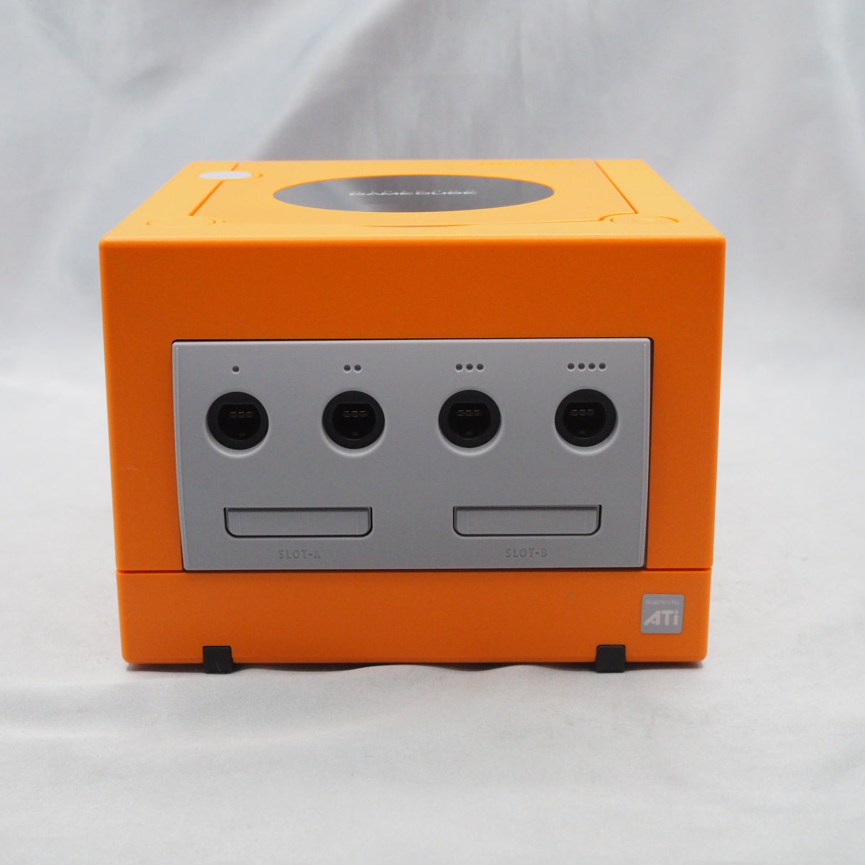 Nintendo GameCube Console System Orange DOL-101  [modified] + Super Mario Strikers SET