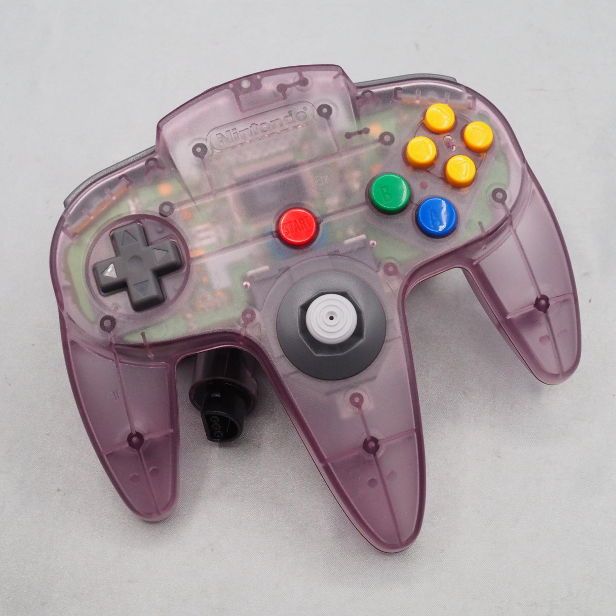 Nintendo 64 Controller only NUS-005 Clear Purple Boxed