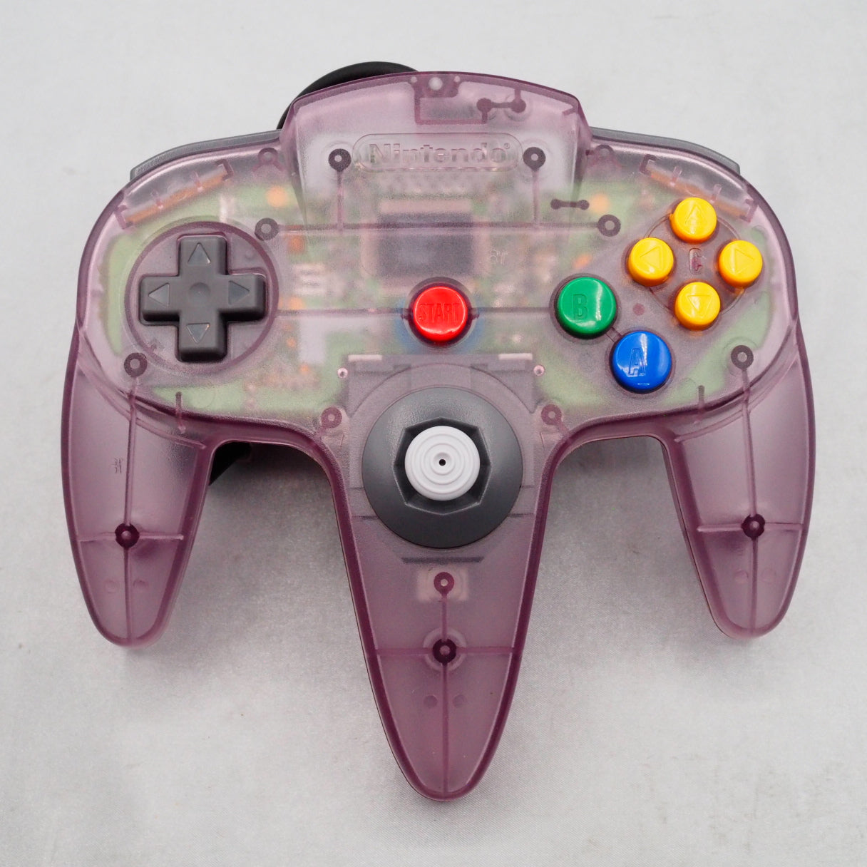 Nintendo 64 Controller only NUS-005 Clear Purple Boxed