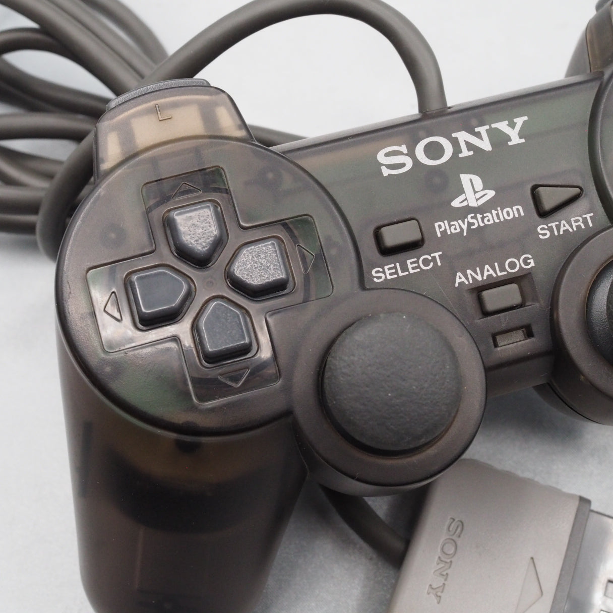 PS1 Analog Controller DUALSHOCK Smoke Gray SCPH-1200