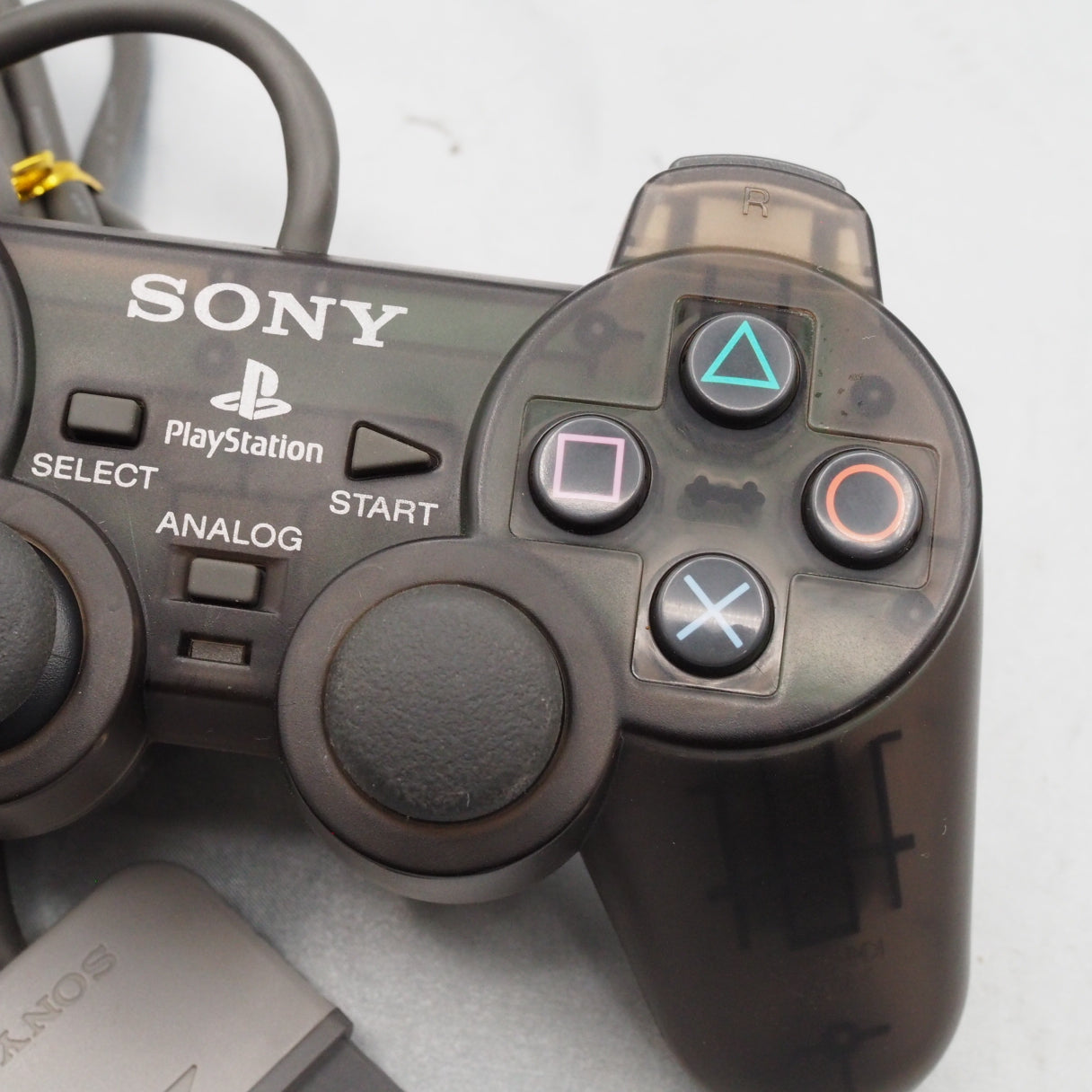 PS1 Analog Controller DUALSHOCK Smoke Gray SCPH-1200