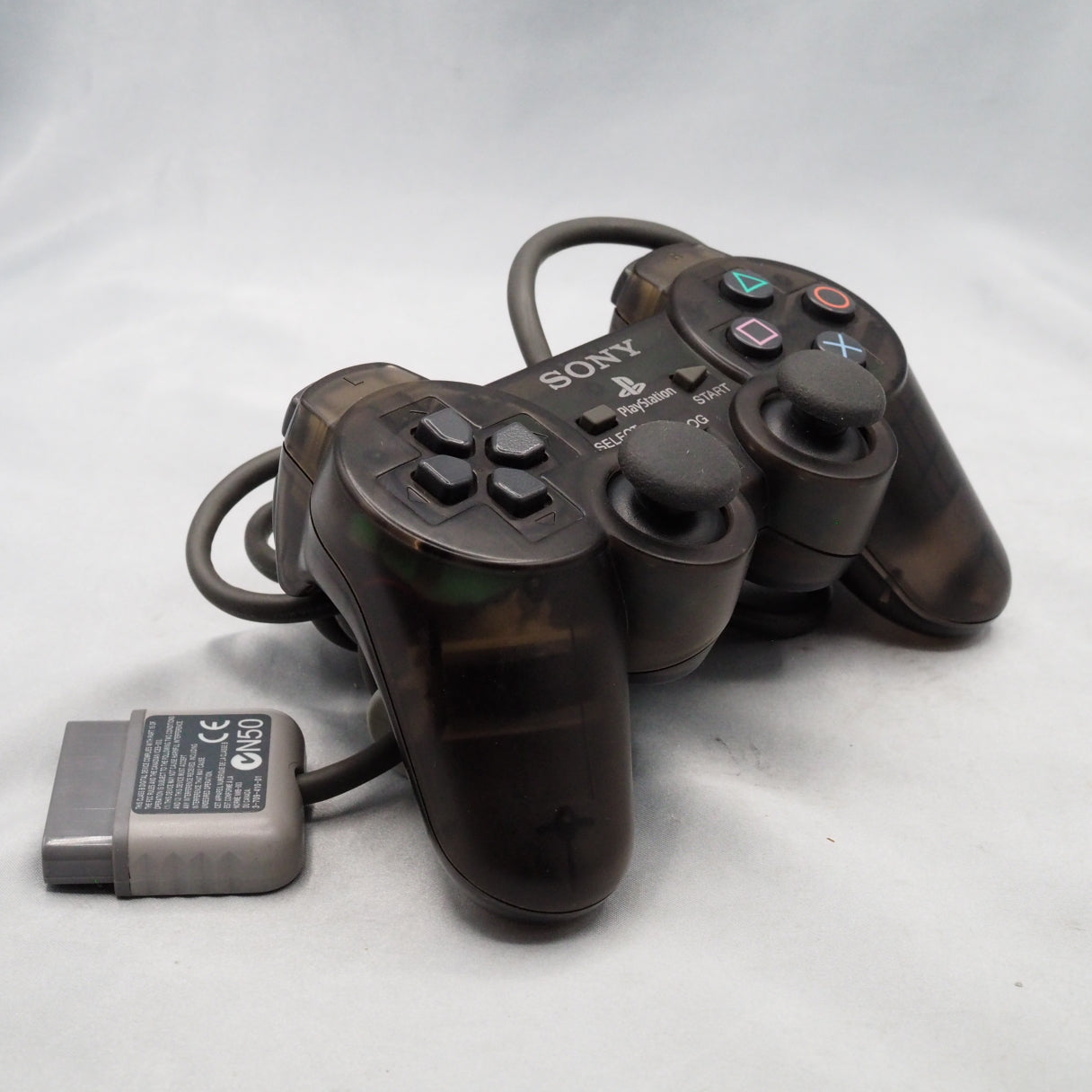 PS1 Analog Controller DUALSHOCK Smoke Gray SCPH-1200