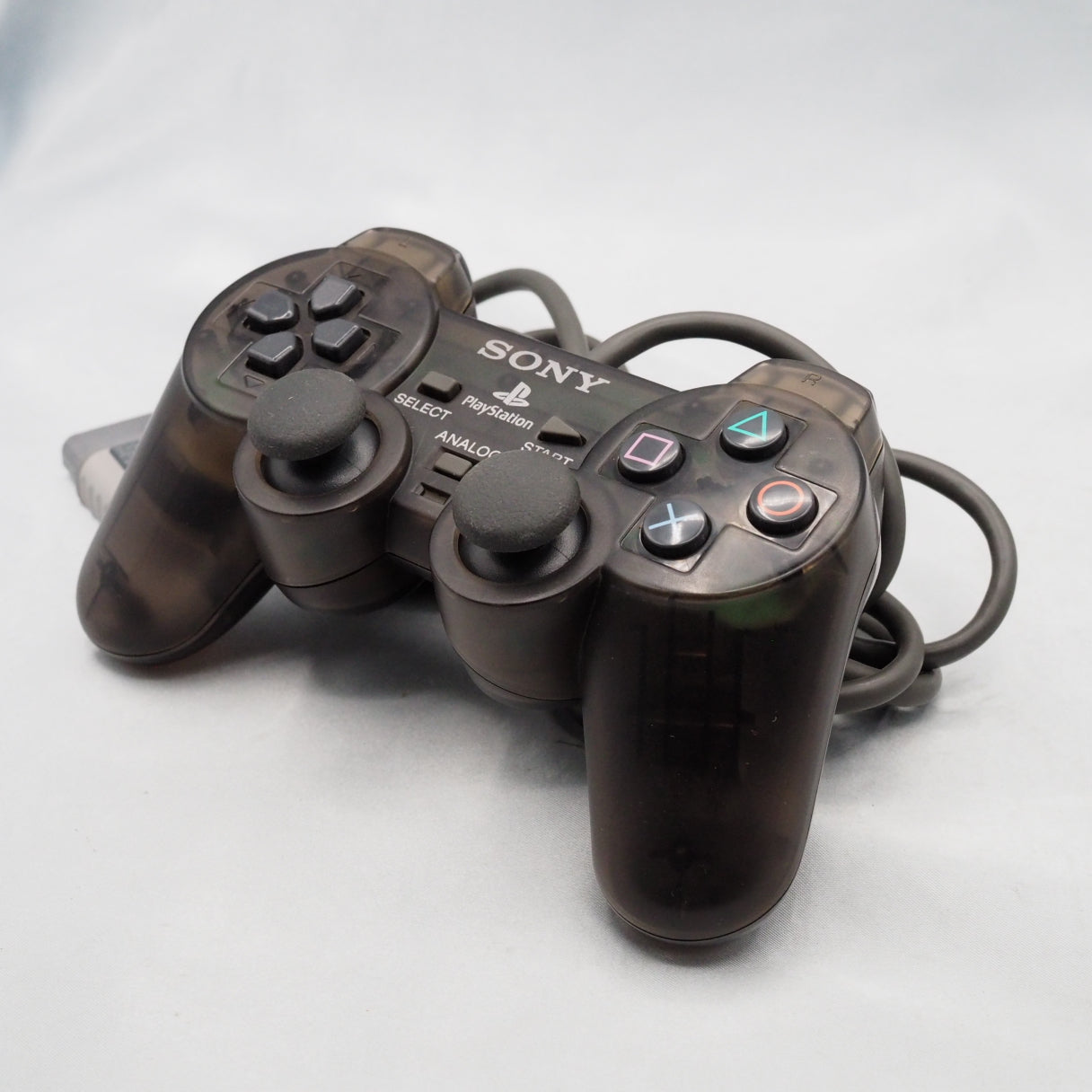 PS1 Analog Controller DUALSHOCK Smoke Gray SCPH-1200