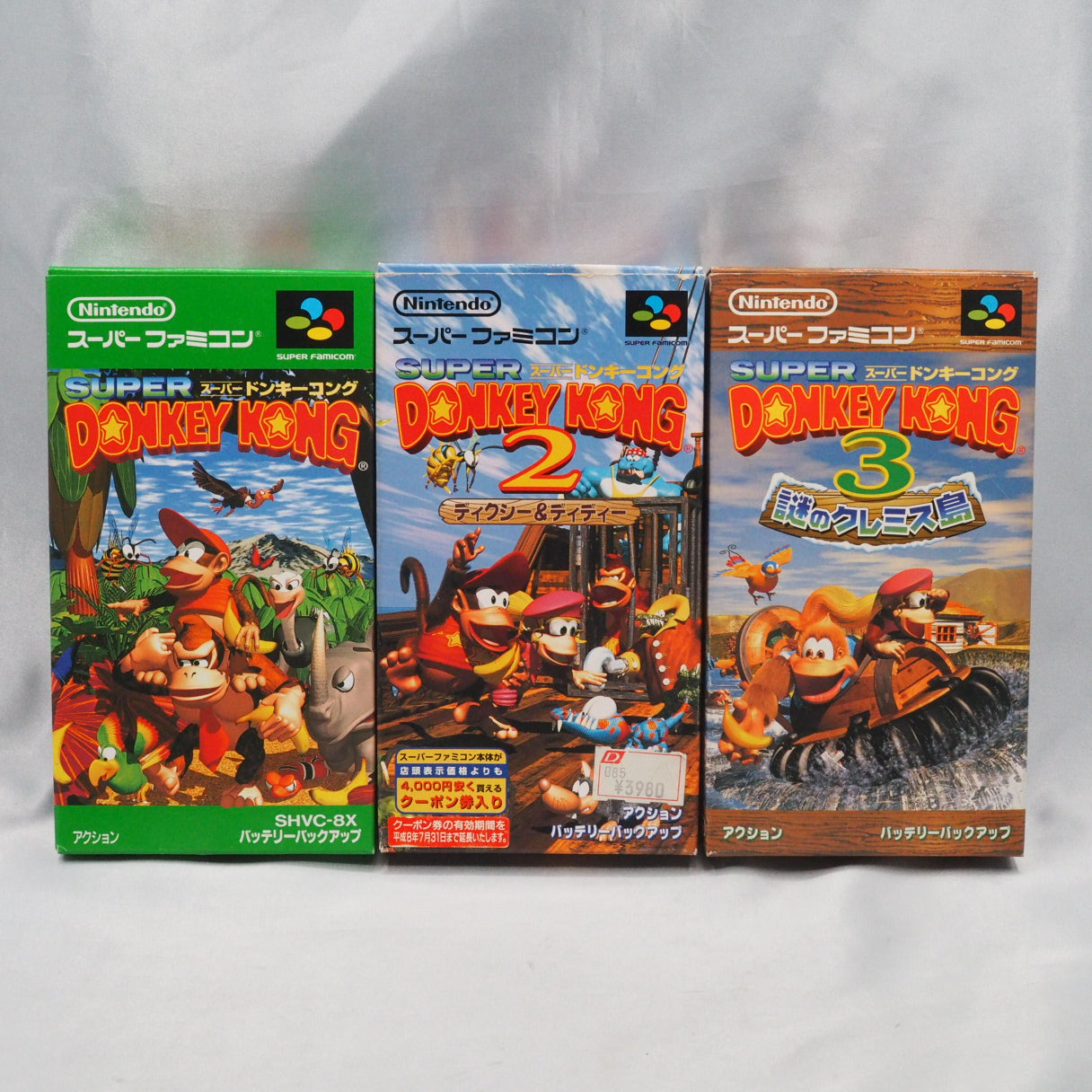 Donkey Kong 1 2 3 SET Boxed