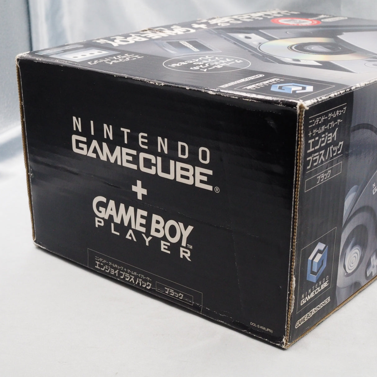 Nintendo GameCube Console System Black + Game Boy Player Enjoy Plus Pack Boxed