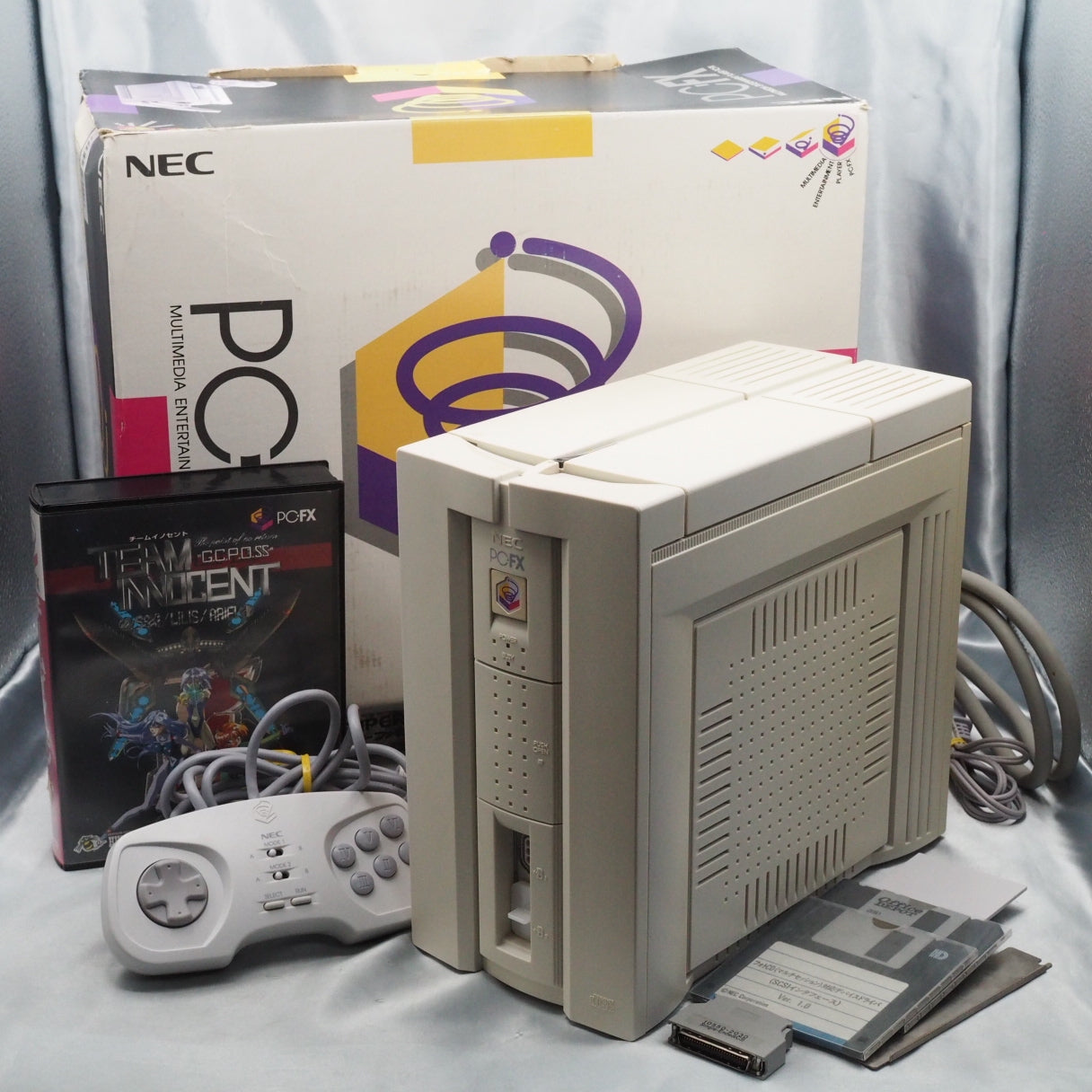 PC-FX Console system Boxed [serial number match] + Team Innocent