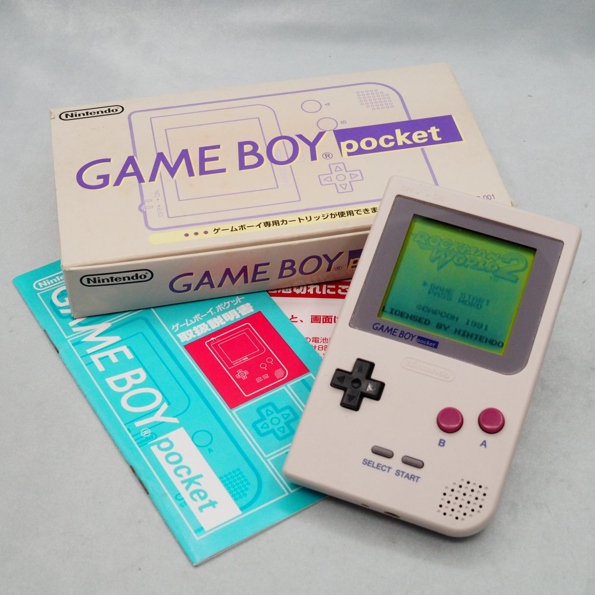 Nintendo GAMEBOY Pocket Console MGB-001 Boxed [Gray]