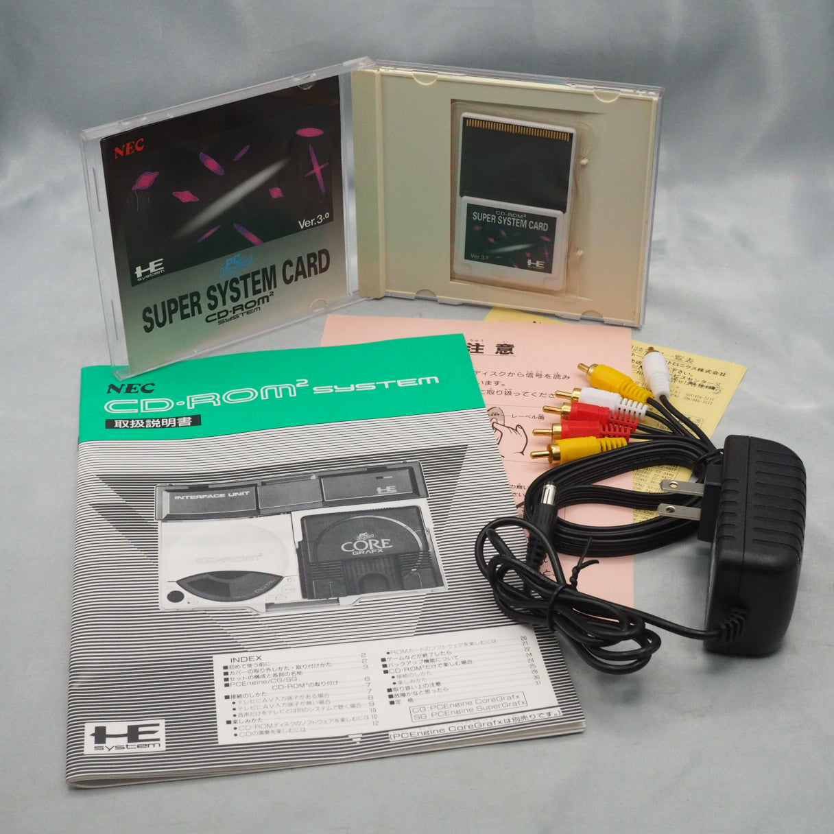 PC Engine INTERFACE UNIT IFU-30 CD-ROM2 Core Grafx Boxed