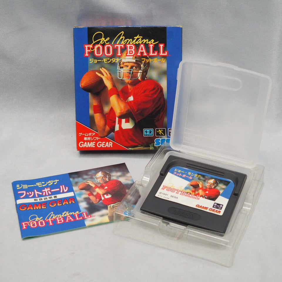 Used JOE MONTANA FOOTBALL Boxed - Tested & Working — SEGA | Enjoy Game Japan