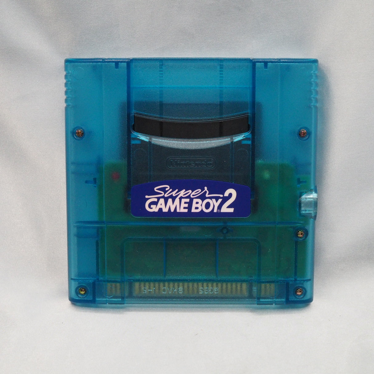 Super GAME BOY 2 Clear Blue Boxed for Nintendo Super Famicom