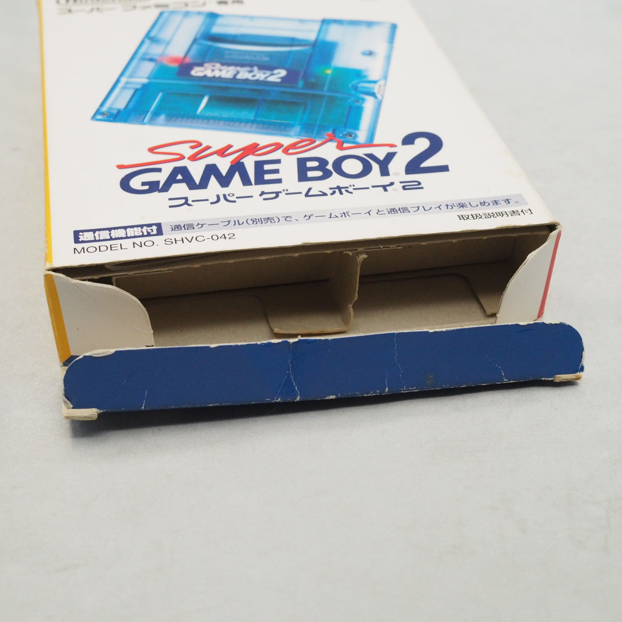 Super GAME BOY 2 Clear Blue Boxed for Nintendo Super Famicom