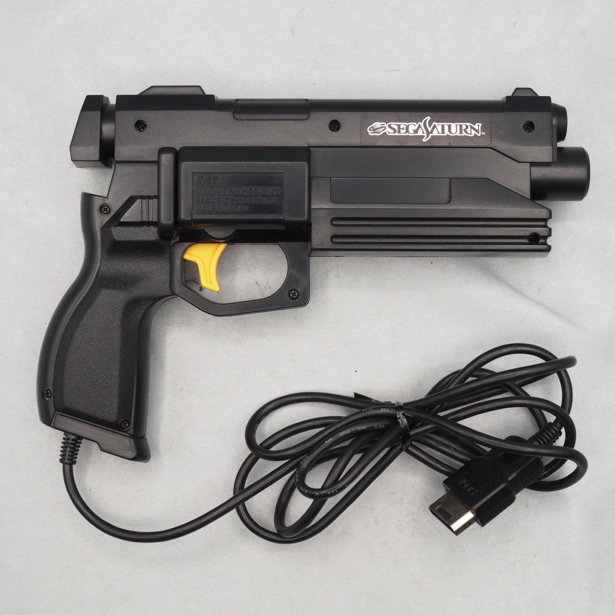 Sega Saturn GUN CONTROLLER HSS-0152 Virtua Cop Boxed Black & Yellow