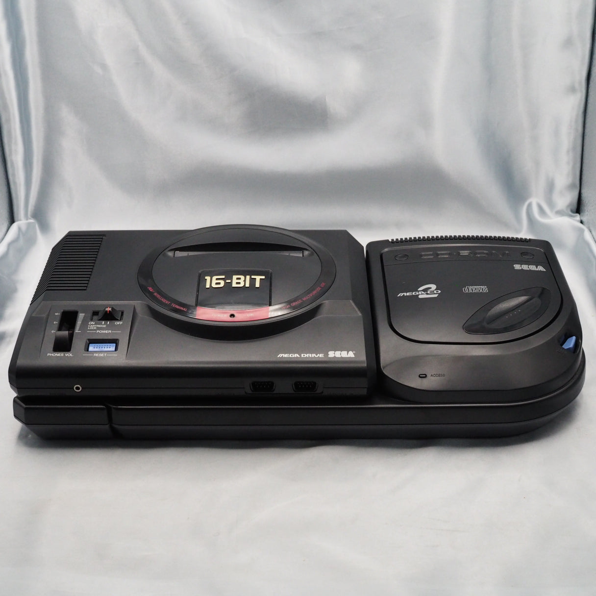 Mega Drive + Mega CD 2 Console system HAA-2912 SET Boxed