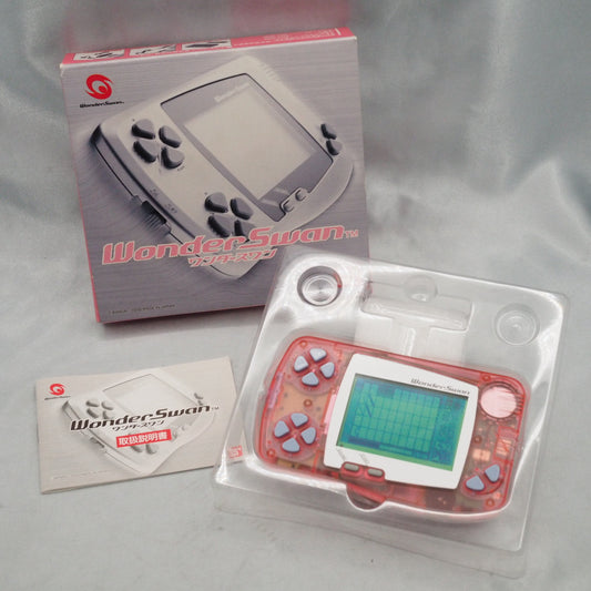 WonderSwan Skeleton Pink Console Boxed SWJ-77701P