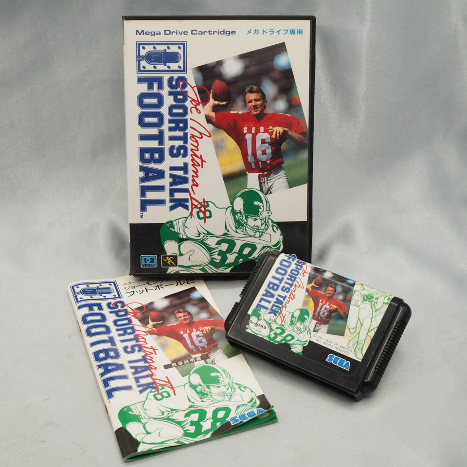 Used JOE MONTANA FOOT BALL 2 - Tested & Working — SEGA | Enjoy Game Japan