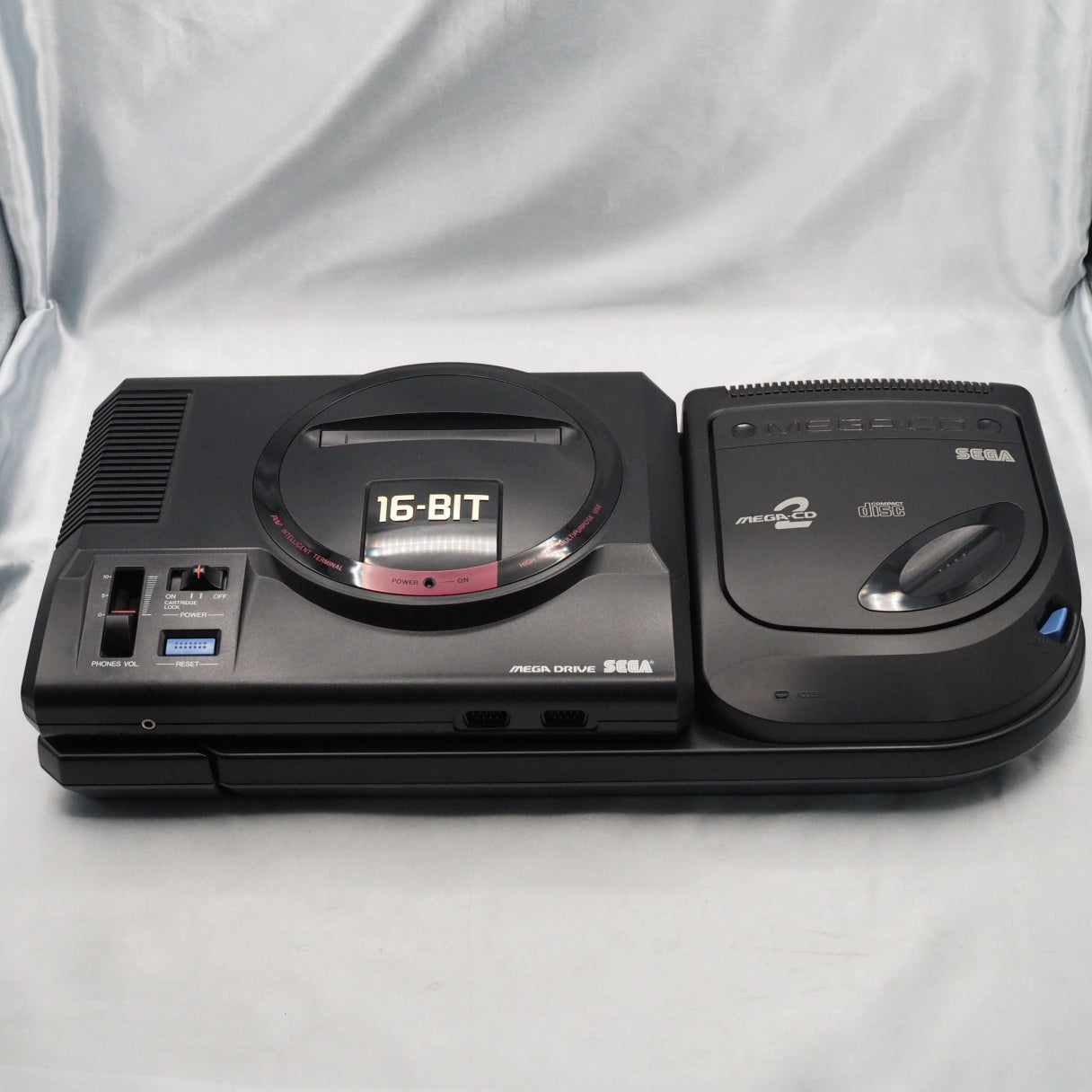 Mega Drive + Mega CD 2 Console system HAA-2912 SET Boxed