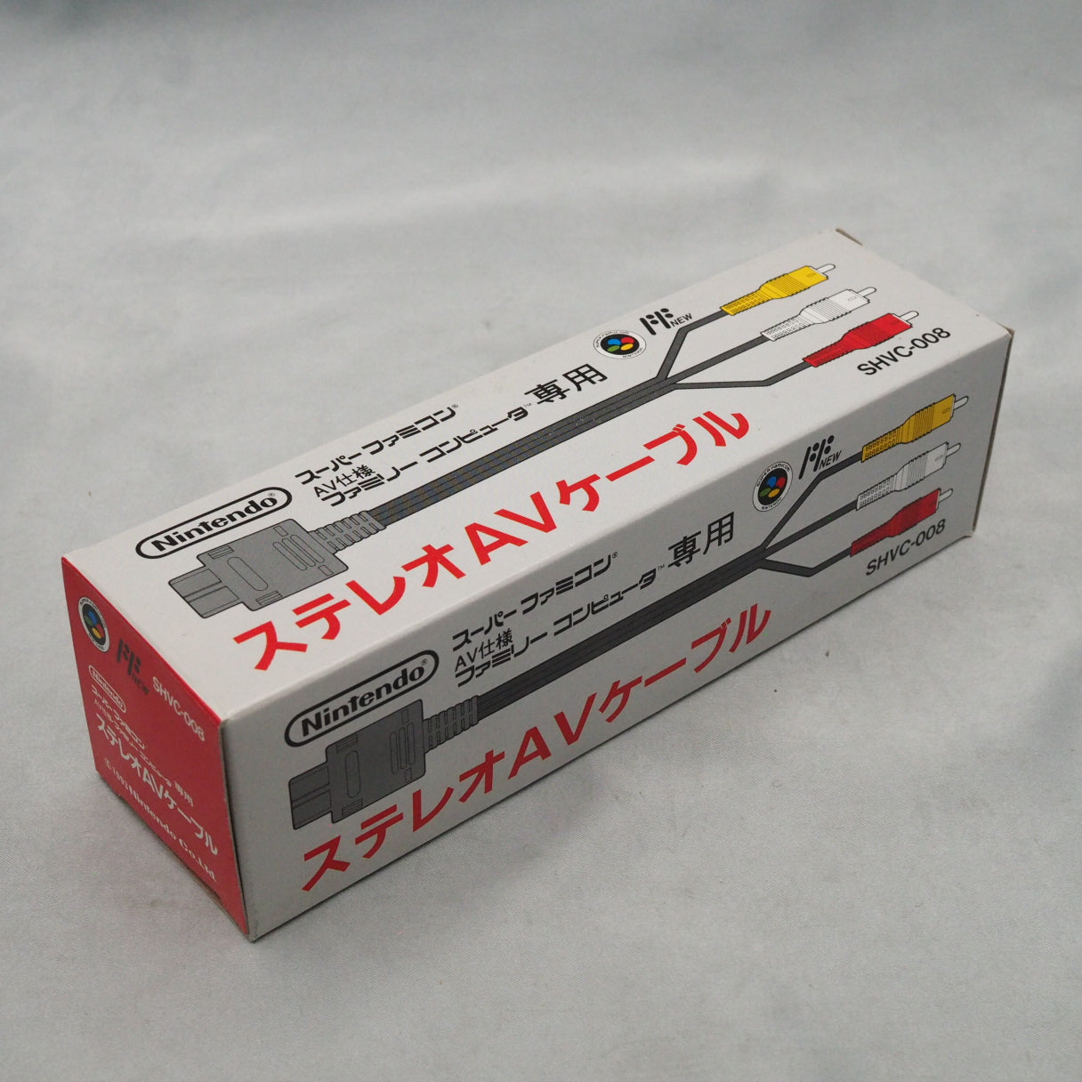 Nintendo Stereo AV cable Official Boxed [For Nintendo Famicom, Super Famicom, N64, Gamecube]