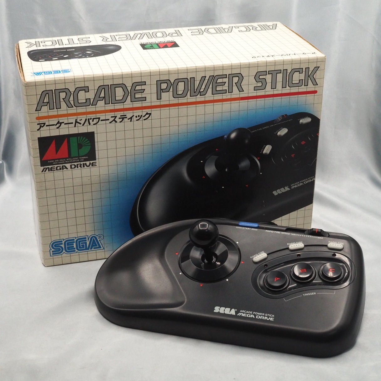 ARCADE POWER STICK Mega Drive 3B Controller Boxed