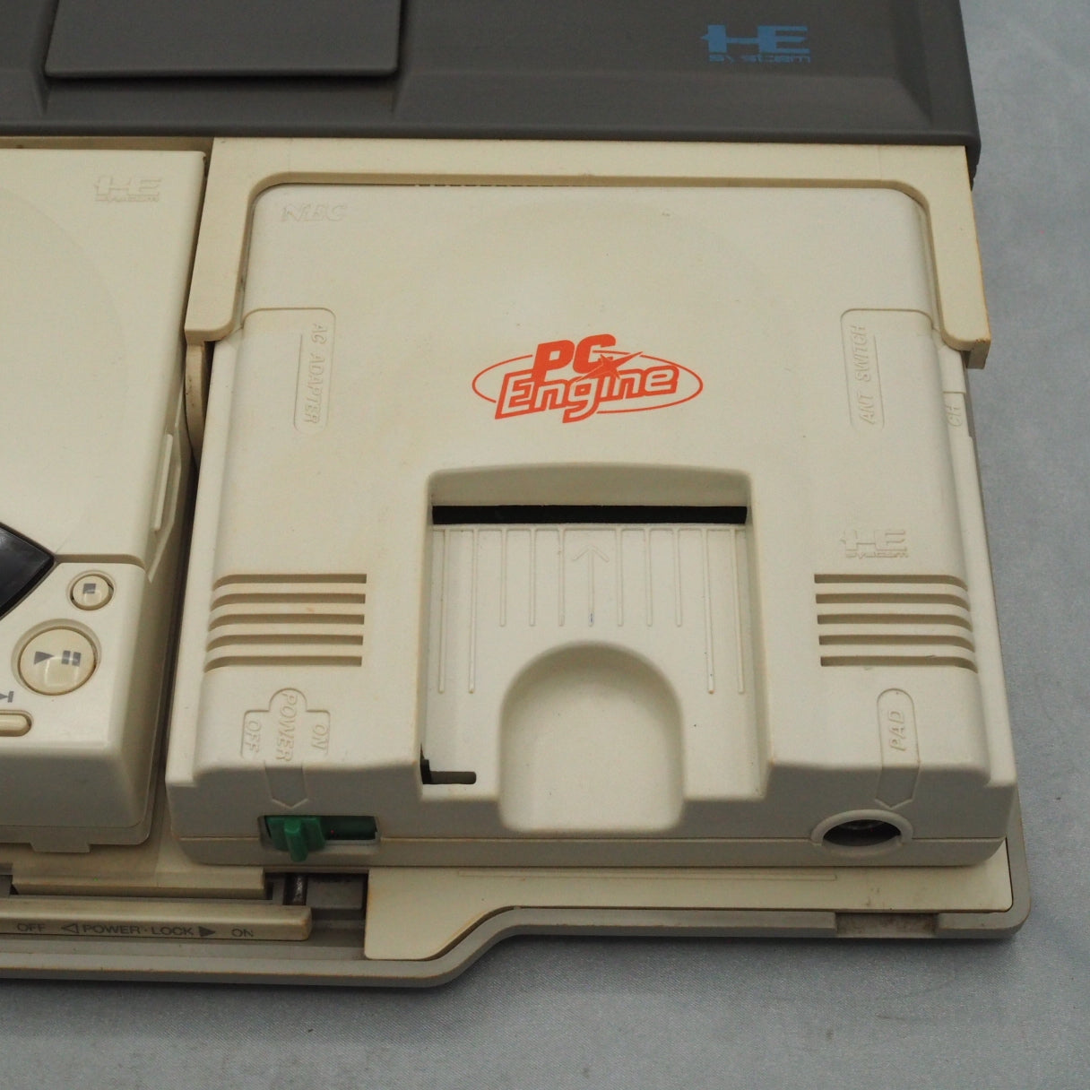 PC Engine INTERFACE UNIT IFU-30 CD-ROM2 PC Engine + SUPER SYSTEM CARD