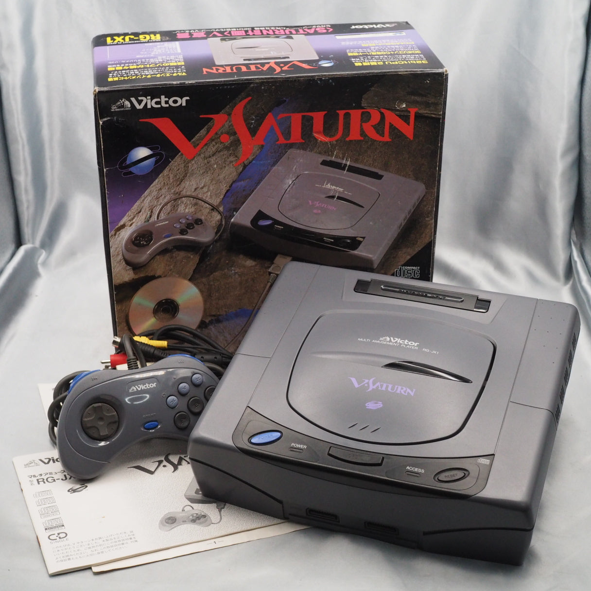 V SATURN Console system VICTOR RG-JX1 Boxed