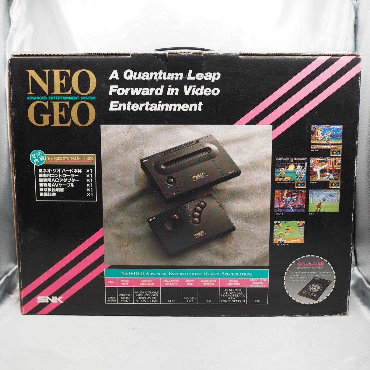 NEO GEO AES Console System Boxed [serial number match]