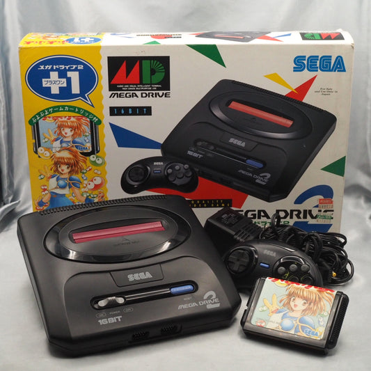 Mega Drive 2 +1 Console system HAA-2502 PUYOPUYO SET Boxed