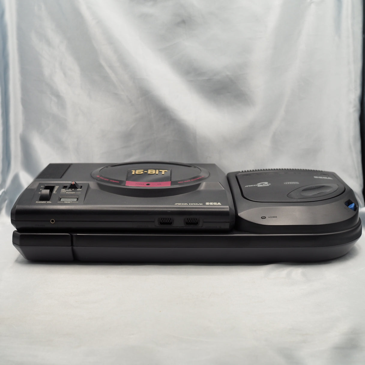 Mega Drive + Mega CD 2 Console system HAA-2912 SET