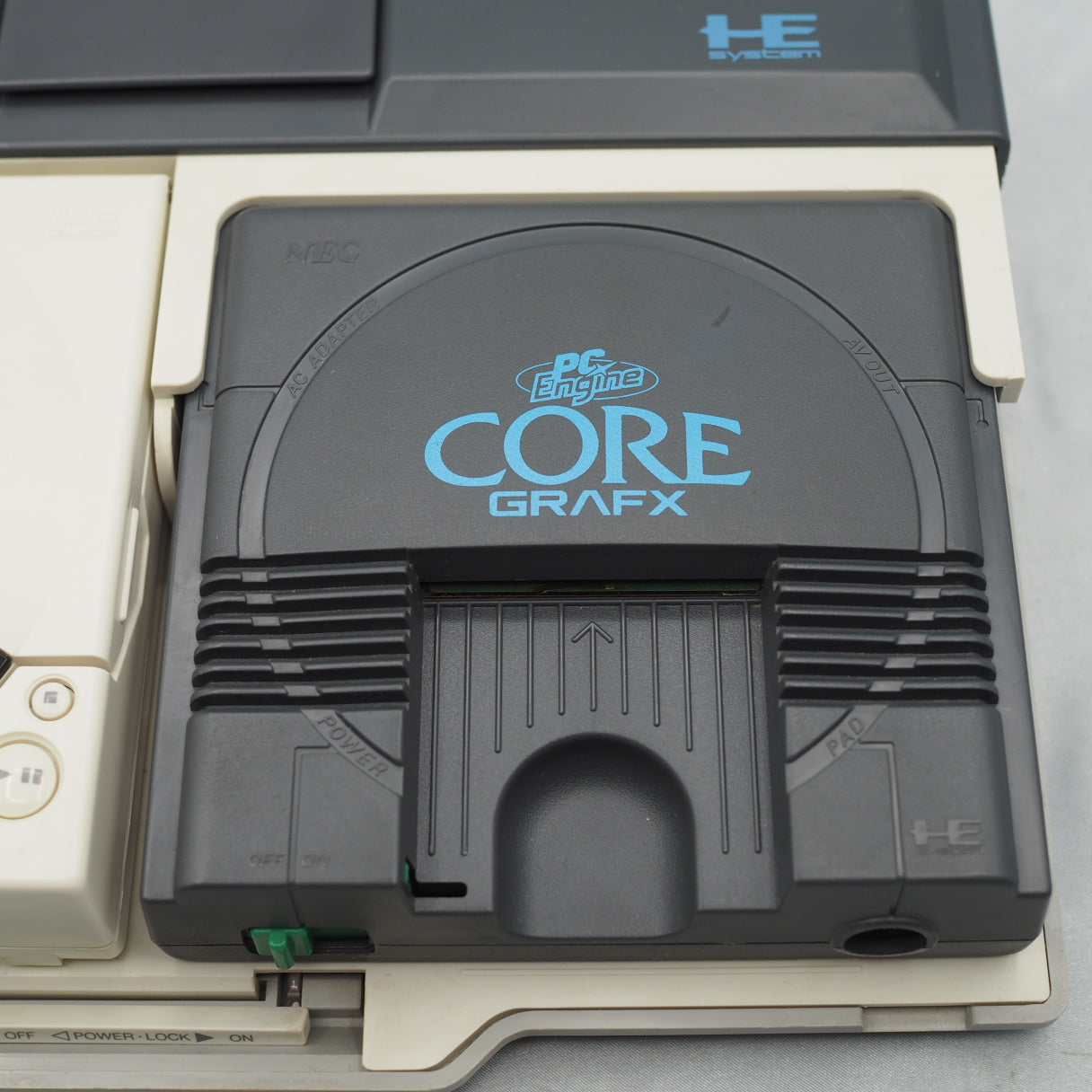 PC Engine INTERFACE UNIT IFU-30 CD-ROM2 CORE GRAFX + Super System Card SET