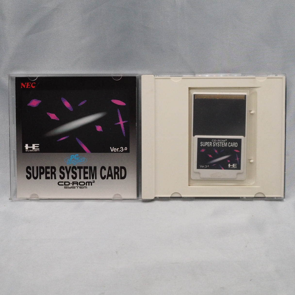 PC Engine INTERFACE UNIT IFU-30 CD-ROM2 CORE GRAFX + Super System Card SET