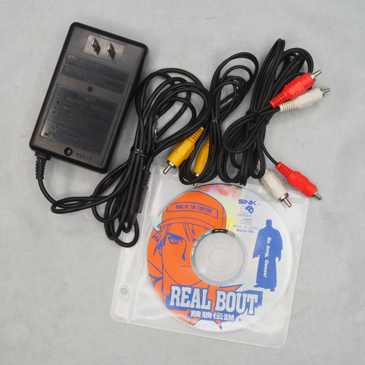 NEO GEO CD Console system CD-T01 Boxed [1 controller] + REAL BOUT SET