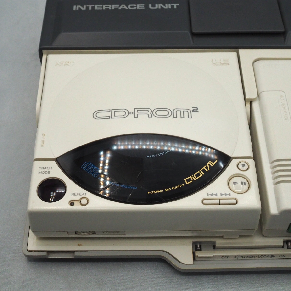 PC Engine INTERFACE UNIT IFU-30 CD-ROM2 PC Engine + SUPER SYSTEM CARD