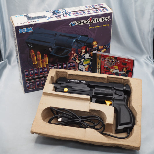 Sega Saturn GUN CONTROLLER HSS-0152 + Virtua Cop 1 Boxed