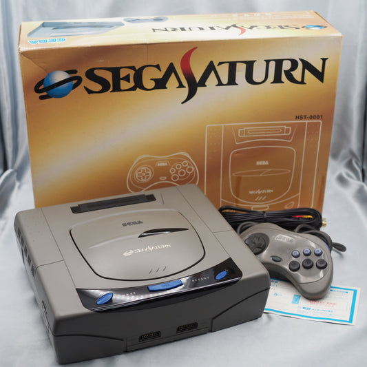 SEGA SATURN Console system HST-3200 Boxed [Gray]