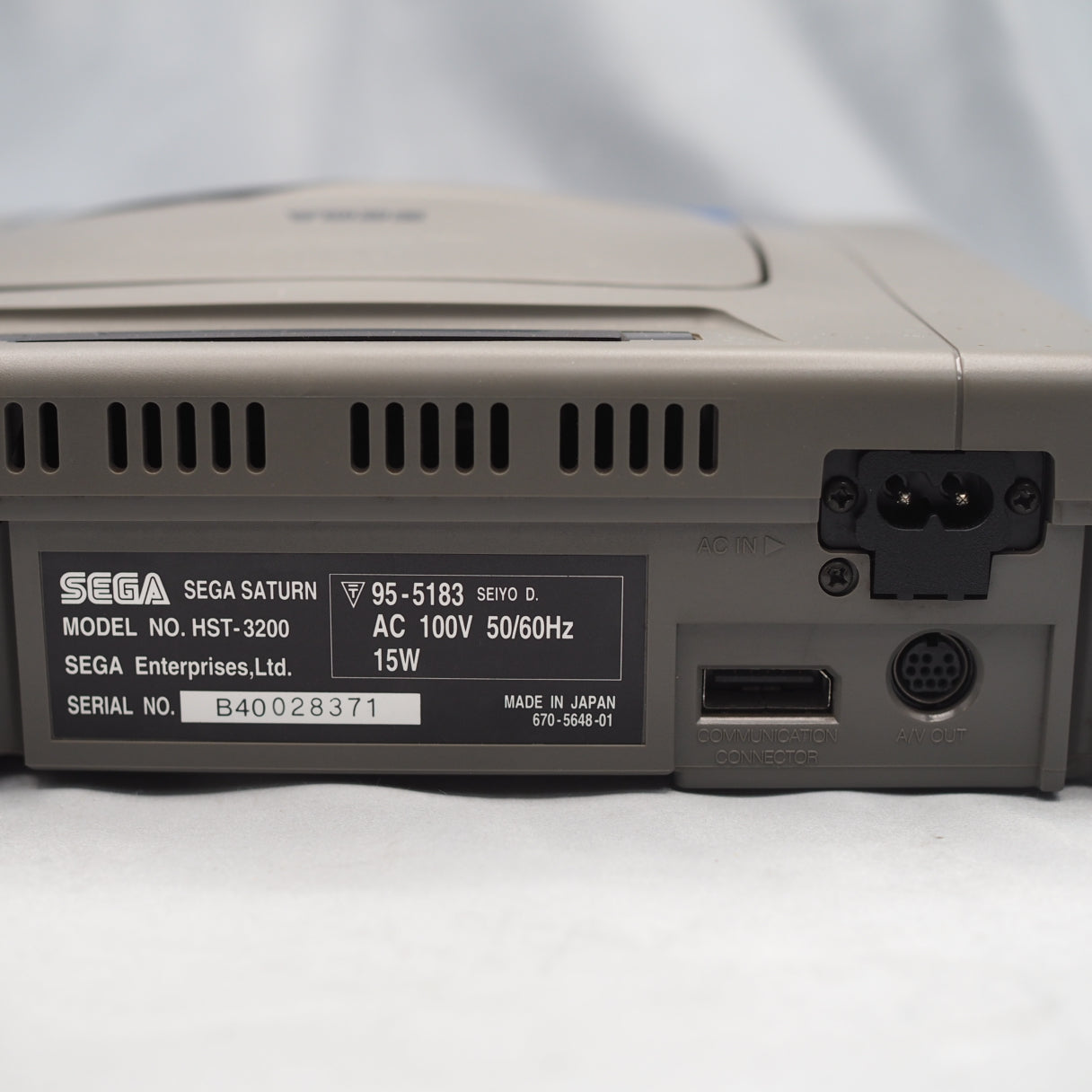 SEGA SATURN Console system HST-3200 Boxed [Gray]