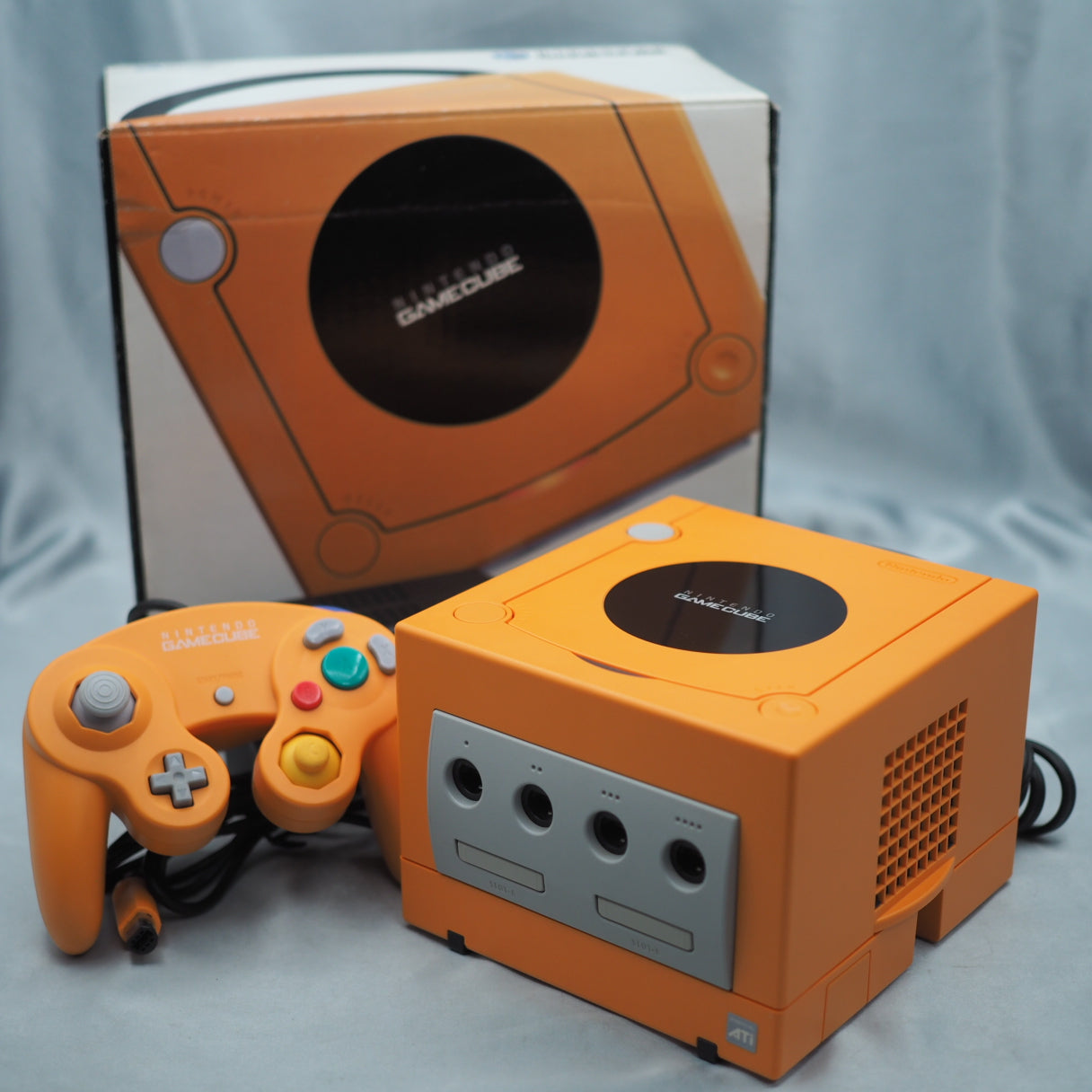 Nintendo GameCube Console System Orange Boxed DOL-101 [NTSC-J] [NTSC-U/C] [Modified]