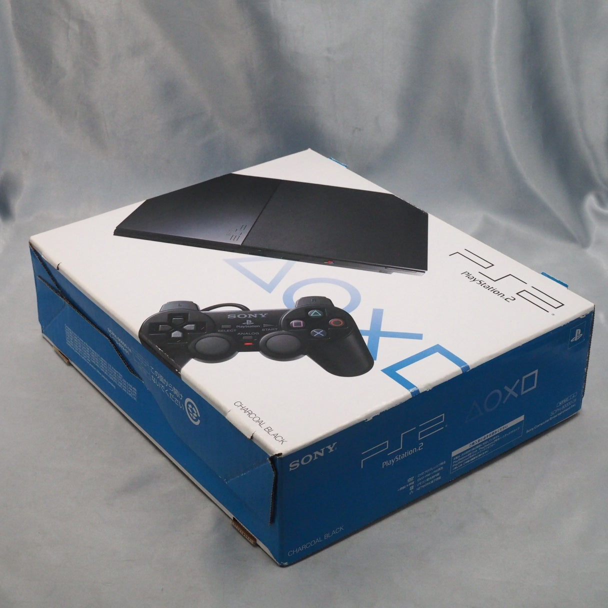 PS2 Console system SCPH-90000 Charcoal Black Boxed