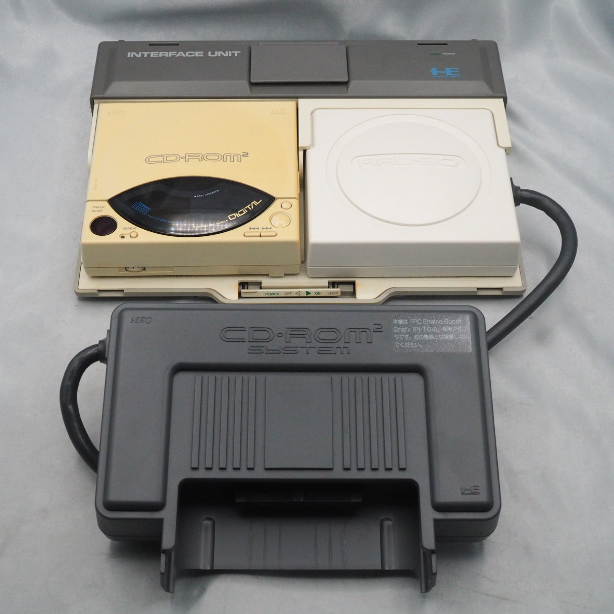 PC Engine INTERFACE UNIT IFU-30 + CD-ROM2 + SUPER GRAFX + RAU-30 Boxed SET