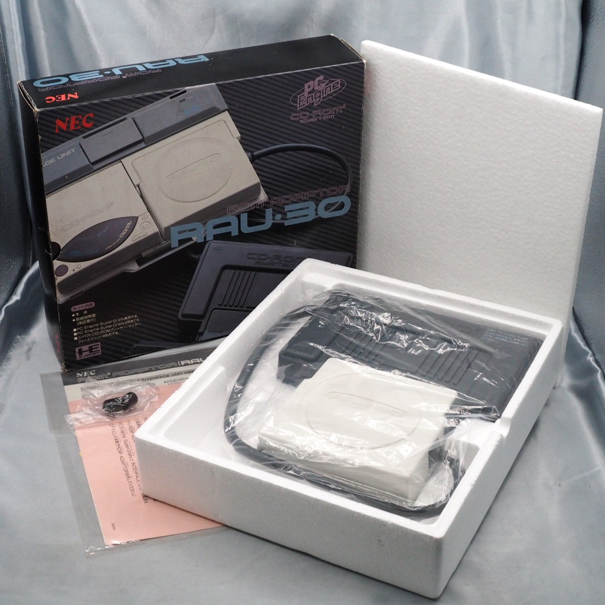 PC Engine INTERFACE UNIT IFU-30 + CD-ROM2 + SUPER GRAFX + RAU-30 Boxed SET