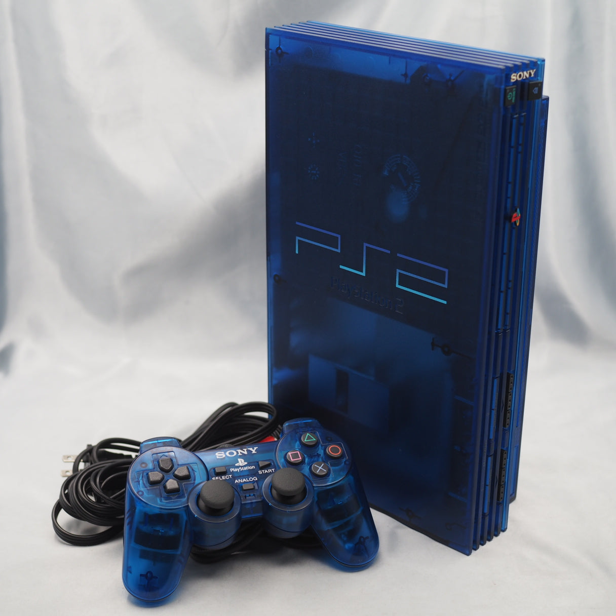 PS2 Console system SCPH-37000 [OCEAN BLUE] [NTSC-J]