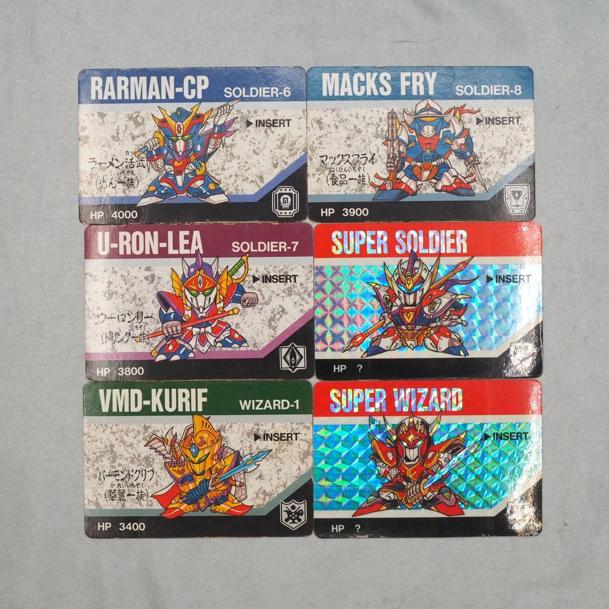 BARCODE BATTLER 2 Warriors Beyond Time and Space Card Set Boxed