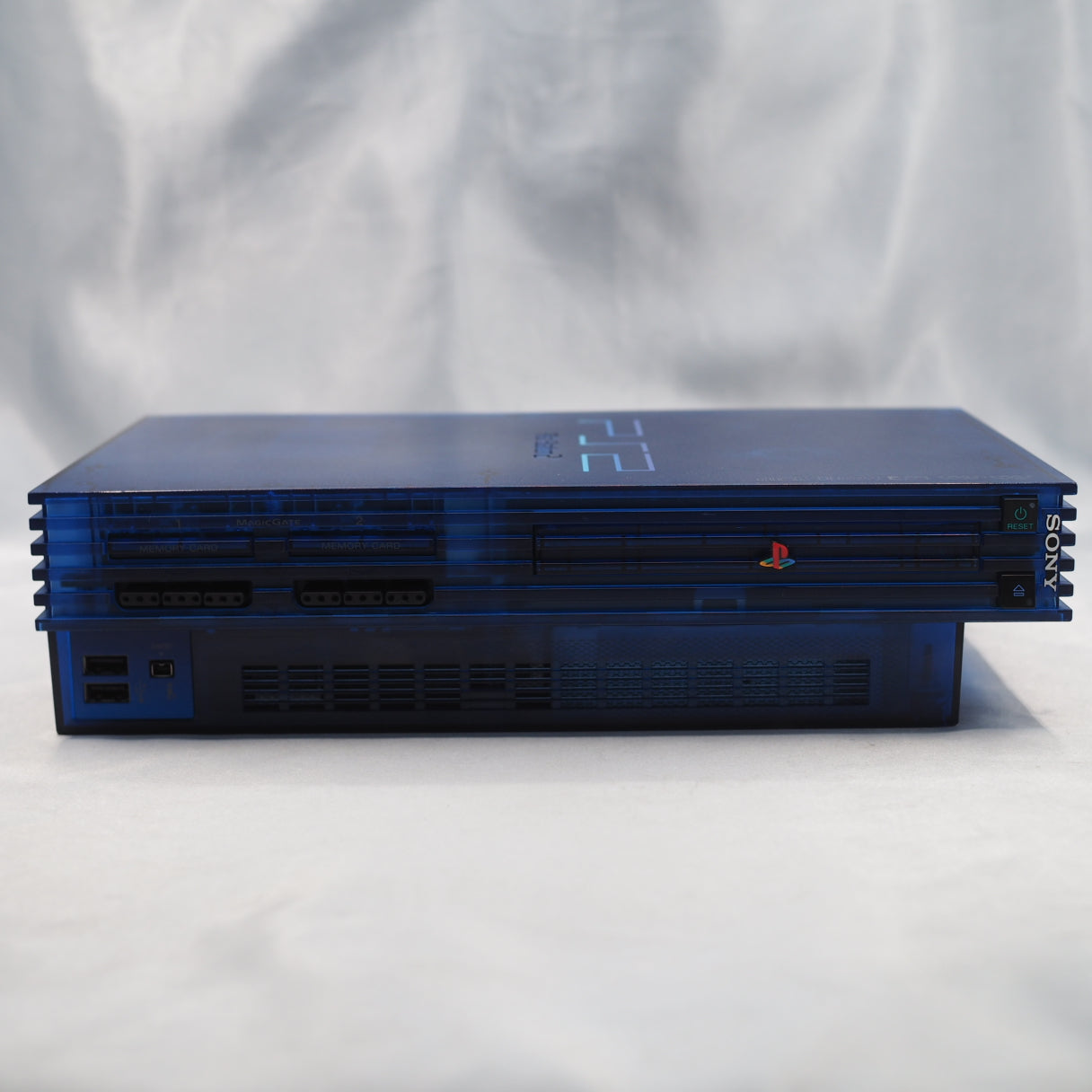 PS2 Console system SCPH-37000 Boxed [OCEAN BLUE] [NTSC-J]