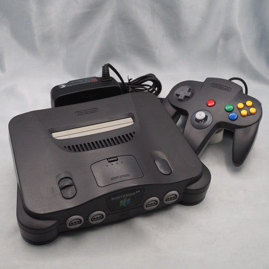 Nintendo 64 Console System Black NUS-001 [NTSC-J, NTSC-U/C]