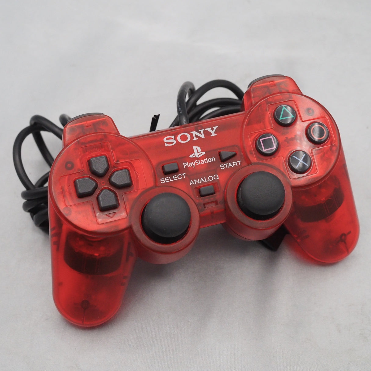 PS2 Analog Controller DUALSHOCK 2 SCPH-10010 [Crimson red]