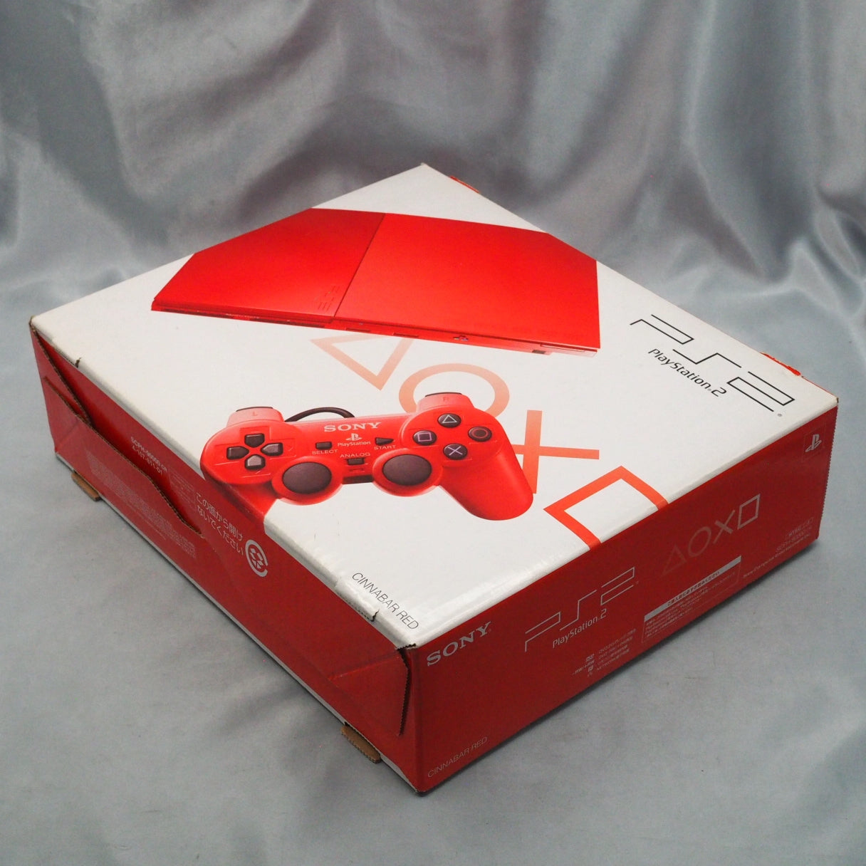 PS2 Slim Console SCPH-90000CR CINNABAR RED Boxed