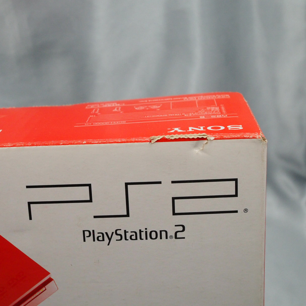 PS2 Slim Console SCPH-90000CR CINNABAR RED Boxed