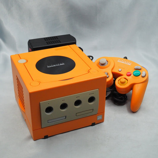 Nintendo GameCube Console System Orange DOL-001 [NTSC-J] [NTSC-U/C] [Modified]